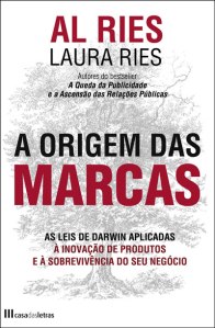 Al & Laura Ries: capa do livro "A origem das marcas"